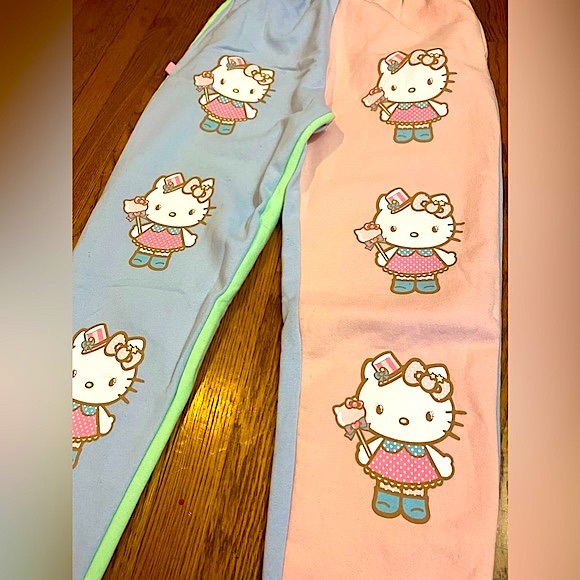 Pantalon De Survêtement Hello Kitty Pour Fille - Gris - Taille 3T - Neuf Avec étiquettes